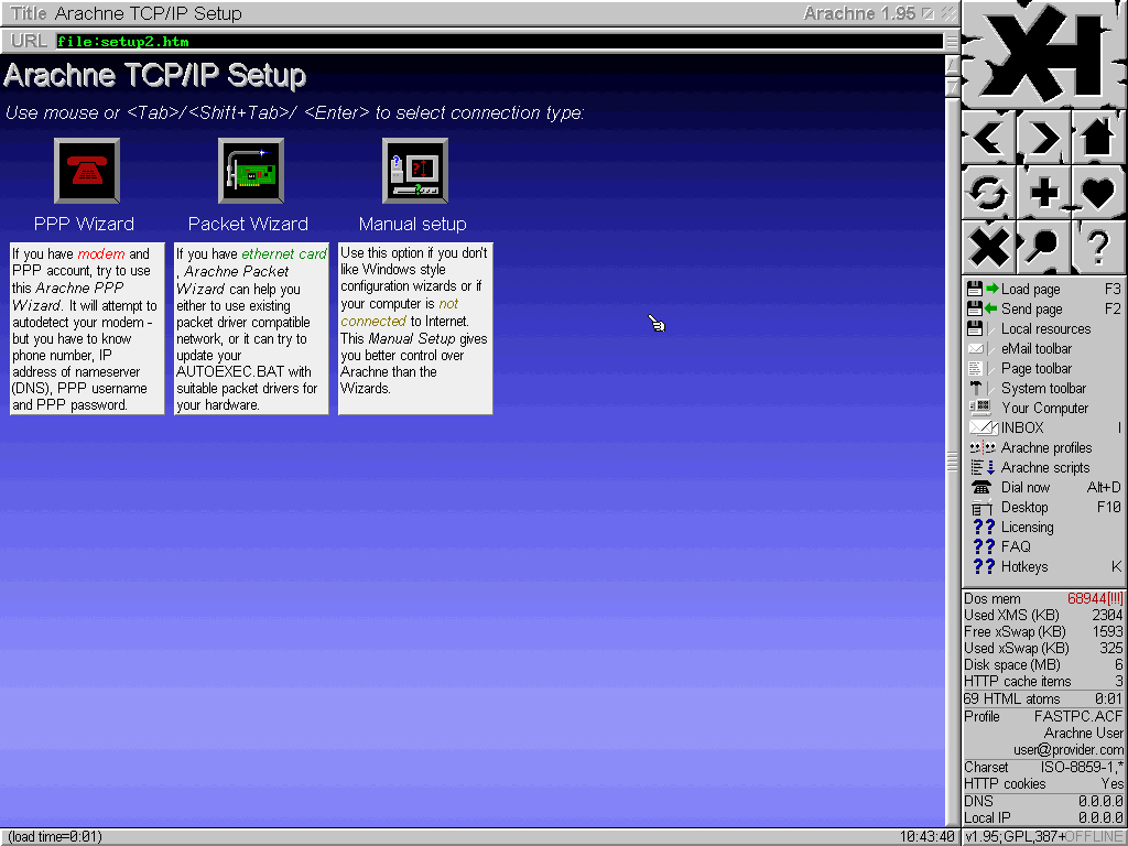 Arachne installation - Screenshot 10