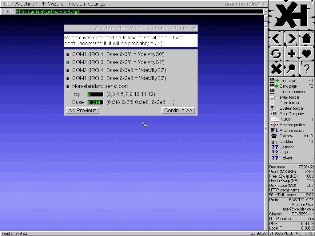 Arachne installation - Screenshot 12