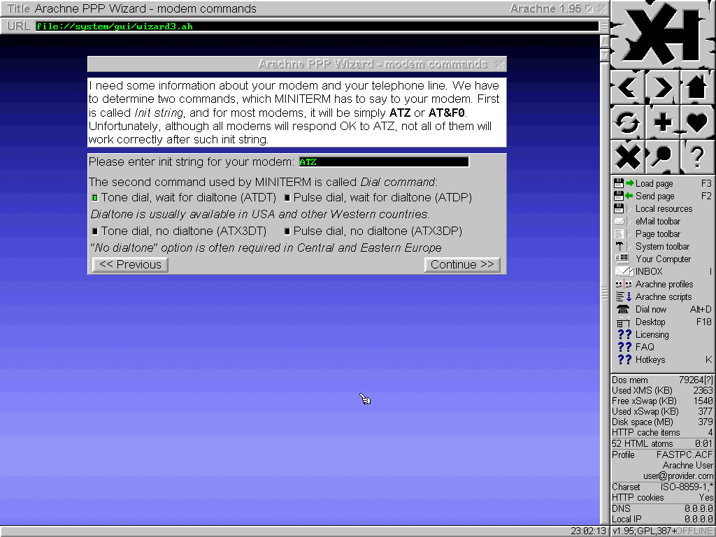Arachne installation - Screenshot 14