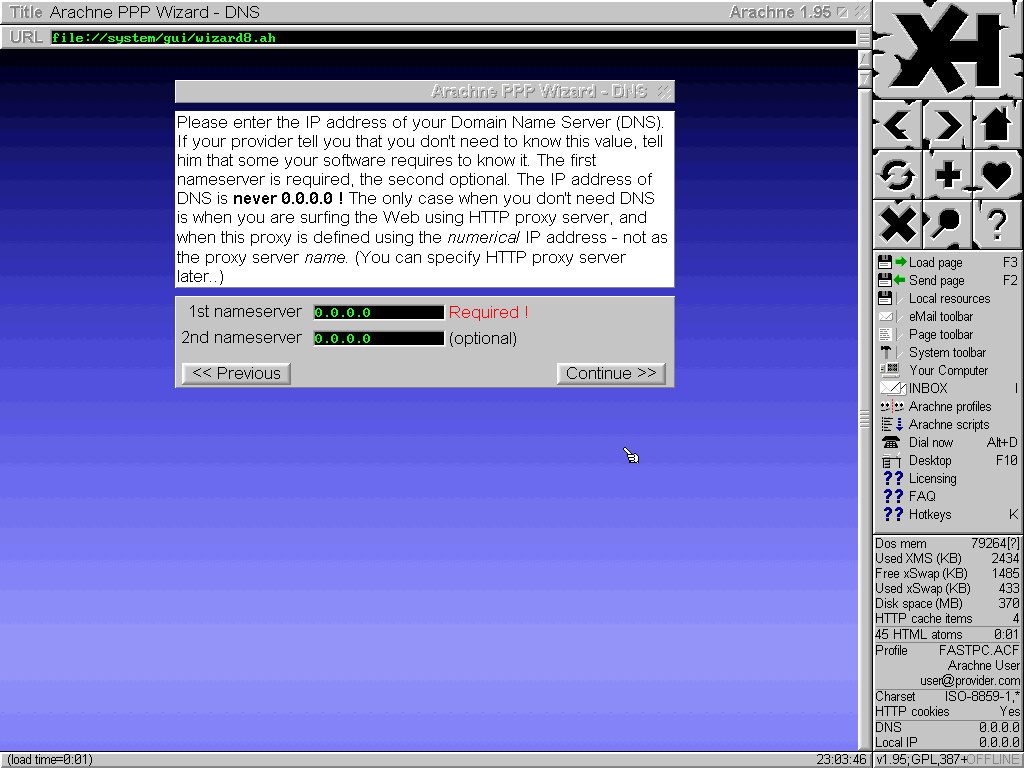 Arachne installation - Screenshot 19