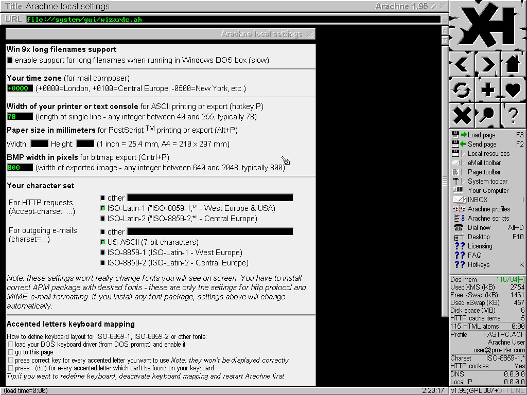 Arachne installation - Screenshot 23