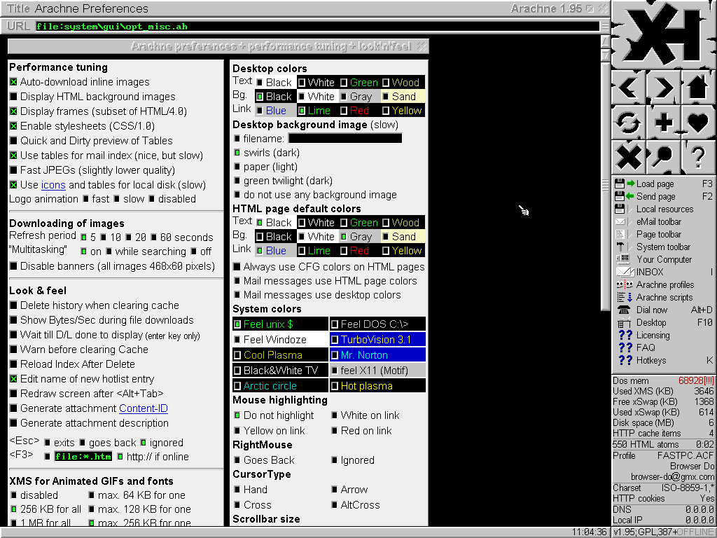 Arachne installation - Screenshot 26