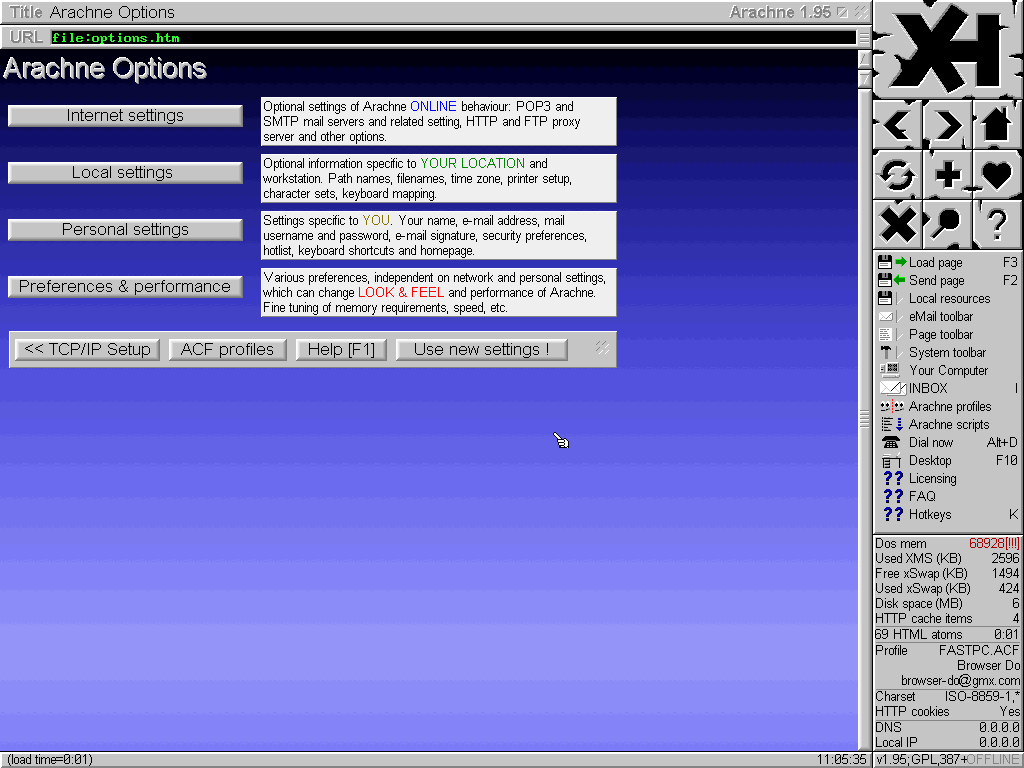 Arachne installation - Screenshot 28