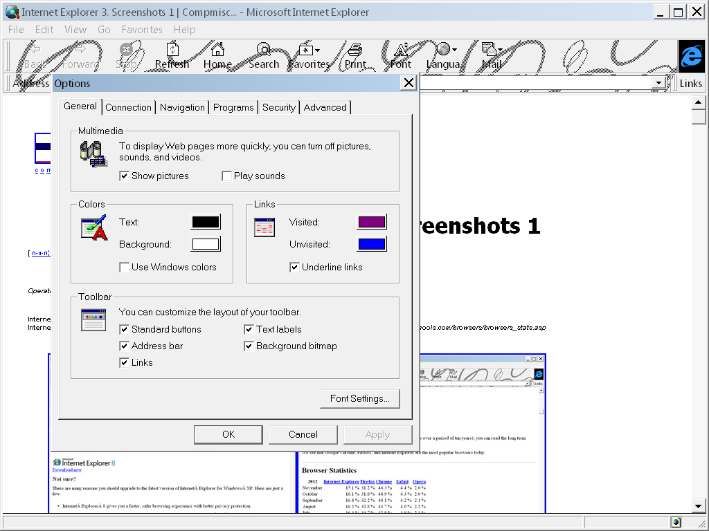 Internet Explorer 3.01 - Screenshot 3