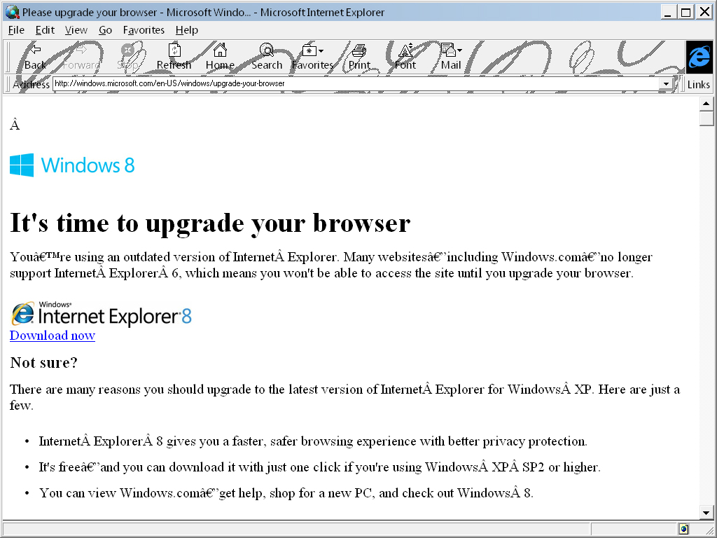 how to download latest internet explorer for windows xp