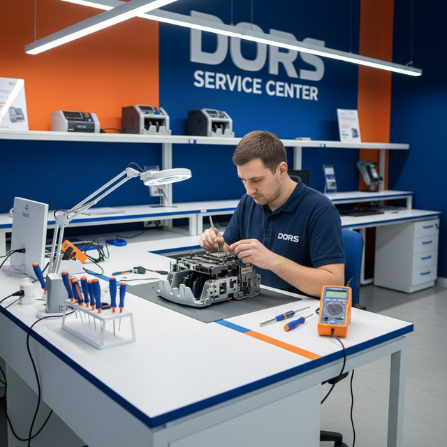 Настройка и калибровка счётчиков банкнот Dors в сервисном центре