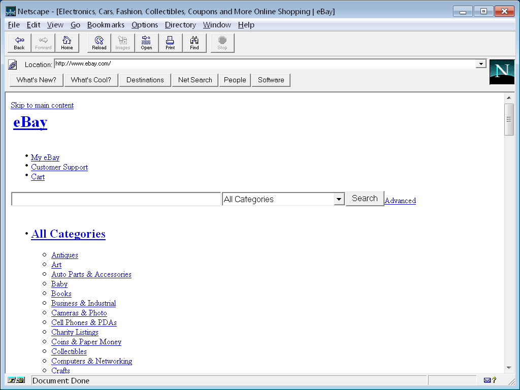 Netscape 3 - Screenshot 4