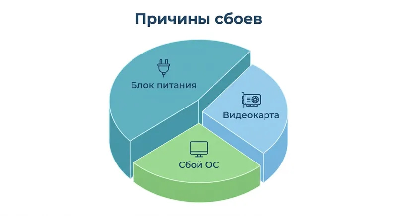 Статистика причин сброса времени