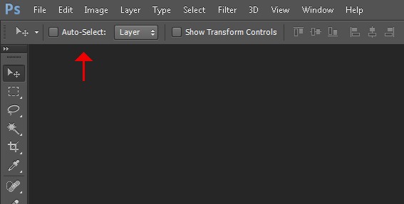 Set Auto-Select to Layer